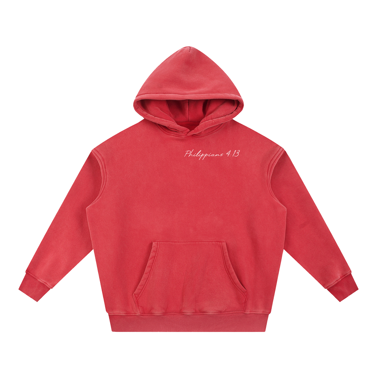 Snow Wash Fleece Oversize Hoodie