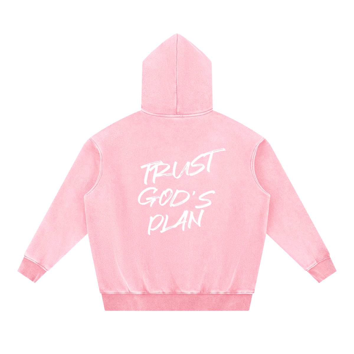 Snow Wash Fleece Oversize Hoodie